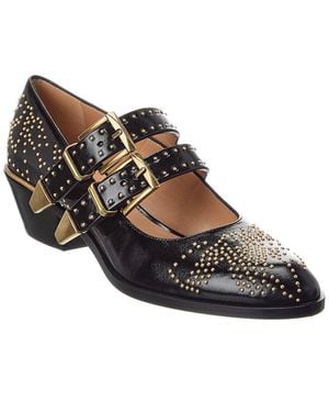 Chloé Susanna Leather Pump - Black