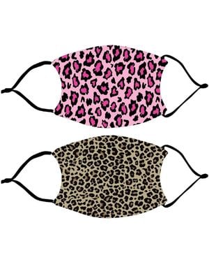 MonogramOnline Set Of 2 Cloth Face Masks - Pink