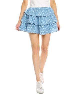 Kerrick Tiered Skirt - Blue