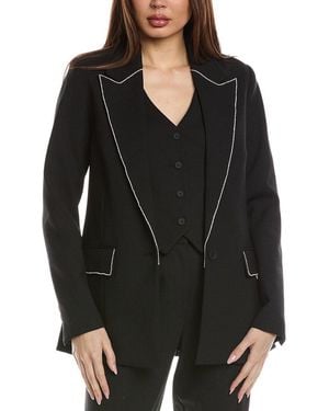 AllSaints Atlas Krys Wool-Blend Blazer - Black