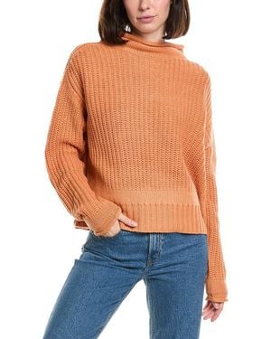 LaBiz Mock Neck Jumper - Blue