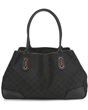 Gucci Black GG Canvas Medium Princy Tote (authentic Pre-loved)