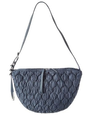 Rag & Bone Quilted Spire Mini Hobo - Blue