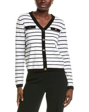 St. John Knit Cardigan - White