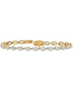 Lab Grown Diamonds 14K 10.08 Ct. Tw. Lab-Grown Diamond Tennis Bracelet - White