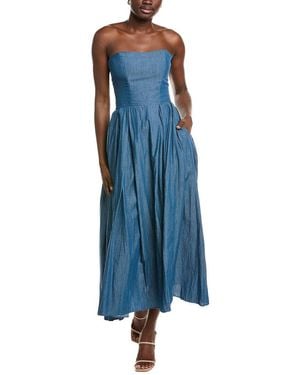 Azeeza Ezra Midi Dress - Blue