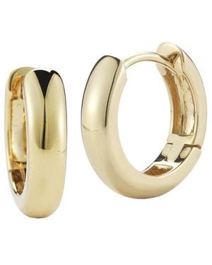 Nephora 14k Huggie Hoops - Metallic