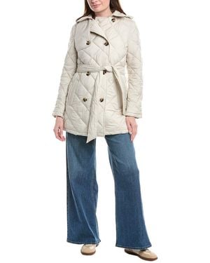 Sam Edelman Quilted Coat - White