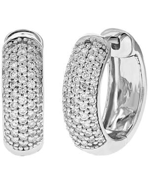 Amairah 0.50 Ct. Tw. Lab-Grown Diamond Hoops - White
