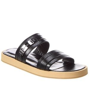 BY FAR Easy Leather Sandal - Black