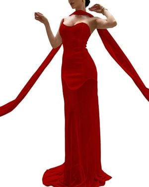 Ariele Tesoro Maxi Dress - Red