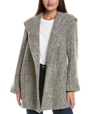 Fleurette Short Wool-blend Jacket - Grey