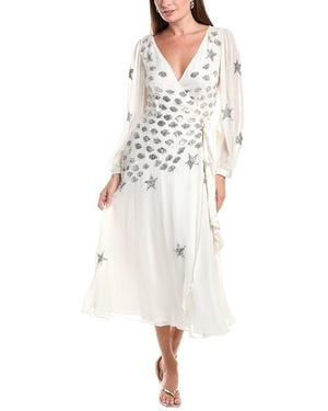 Temperley London Etoile Wrap Dress - White