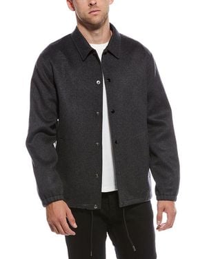 Theory Classic Coach Wool & Cashmere-Blend Coat - Gray