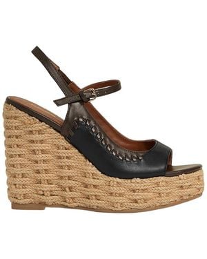 Reiss Camila Leather Shoe - Natural