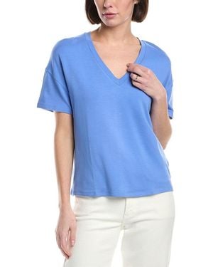 Majestic Filatures French Terry Semi-relaxed T-shirt - Blue