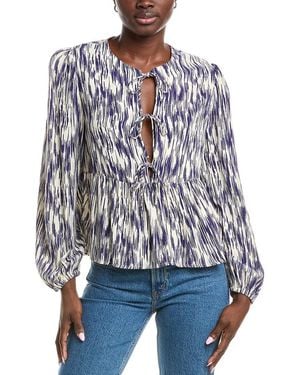 ANNA KAY Singaro Blouse - Blue