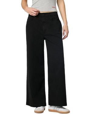 Hudson Jeans Jolene Wide Leg Jean - Black