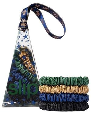 Slip Pure Silk Skinny Scrunchie Ornament - Blue