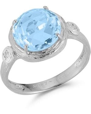 Reiss 14K 2.73 Ct. Tw. Diamond Ring - Blue