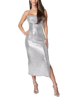 Bebe Slim Maxi Dress - Grey
