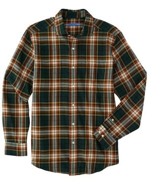 J.McLaughlin Glenmere Woven Shirt - Green