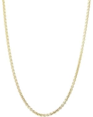 Italian Silver Necklace - Metallic