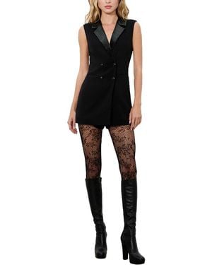 Alice + Olivia Carlena Romper - Black