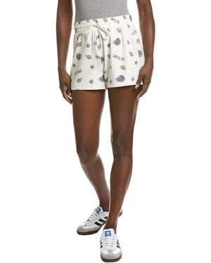 Z Supply Sporty Football Star Short - White