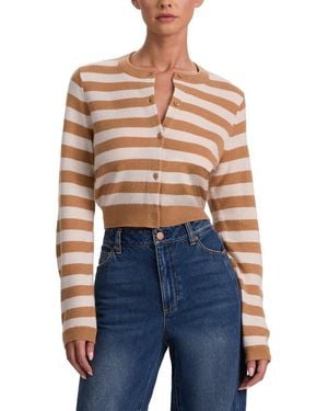 Alice + Olivia Dollie Cashmere-Blend Cardigan - Blue