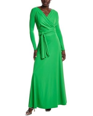 Issue New York Jersey Tie Gown - Green