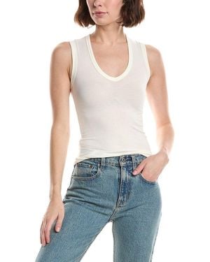 Rag & Bone Lucy V-Neck Tank - Blue
