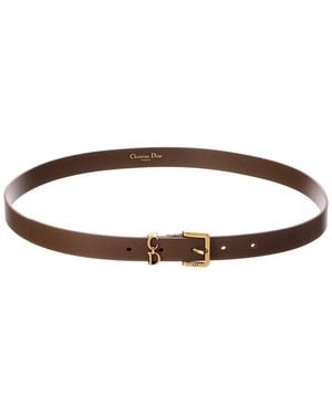 Dior Cinture Saddle Leather Belt - Brown