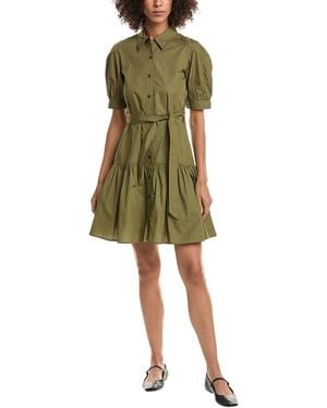 10 Crosby Derek Lam Luma Dress in Green | Lyst