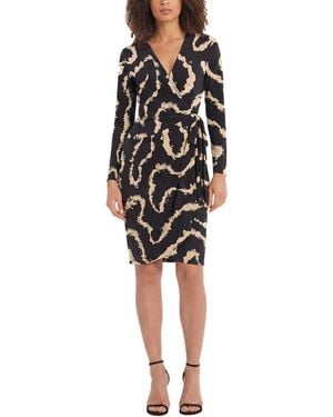 Maggy London Wrap Dress - Black
