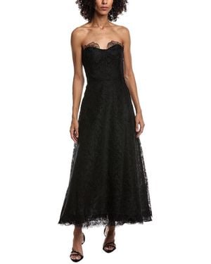 Lela Rose Tulip Lace Gown - Black