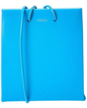 MEDEA Leather Crossbody - Blue