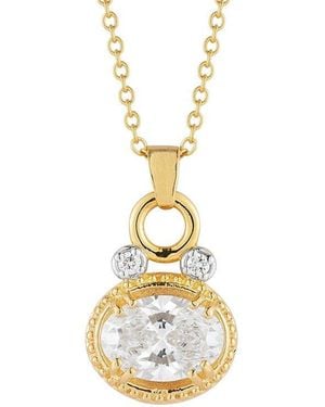 Reiss 14K 2.28 Ct. Tw. Lab-Grown Diamond Necklace - Metallic