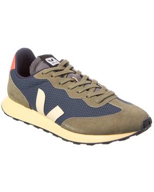 Veja Rio Branco Ii Alveomesh & Suede Trainer - Blue