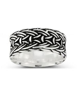 YIELD OF MEN Yield Of Silver Ring - Black