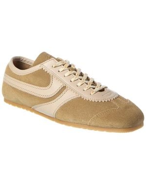 Dries Van Noten Leather & Suede Sneaker - Natural