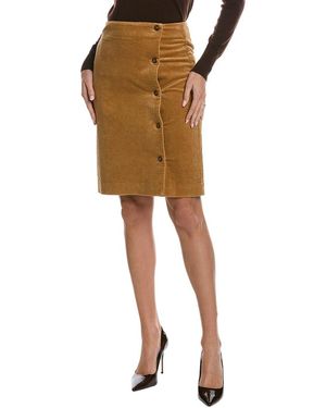 Nanette Lepore Natalie Corduroy Skirt - Brown