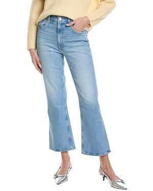 Mother The Scooter Ankle Don'T Be A Square Flare Jean - Blue