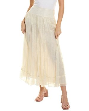 Raga Zella Lurex Maxi Skirt - Natural