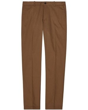 Robert Talbott Douglas Brushed Chino Pant - Brown