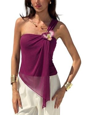 VERA DOLINI Top - Purple