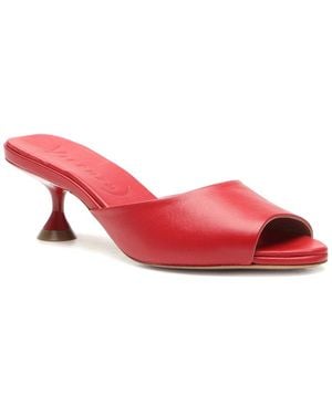 Vicenza Cerro Leather Sandal - Red