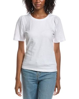 Current/Elliott Puff Sleeve T-Shirt - White