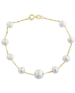 Effy Fine Jewelry 14K 5.5Mm, 8Mm Pearl Bracelet - White