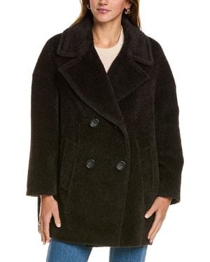 Cinzia Rocca Medium Wool Coat - Black